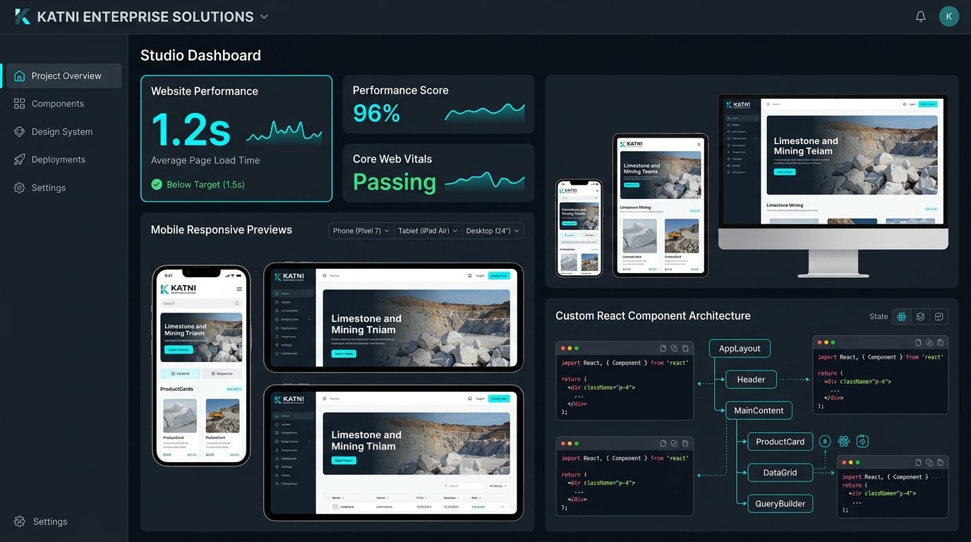 Katni Enterprise Web Engineering React Studio Dashboard
